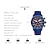 Χαμηλού Κόστους Ρολόγια Quartz-mini εστίαση ανδρικό ρολόι χαλαζία μεγάλο καντράν υπαίθρια επιχείρηση μόδας φωτεινό ημερολόγιο τριών ζωνών ώρας αδιάβροχο ρολόι σιλικόνης