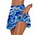 cheap Exercise, Fitness &amp; Yoga Clothing-Women&#039;s Tennis Skirts Yoga Shorts Yoga Skirt Quick Dry Yoga Fitness High Waist Camo / Camouflage Skort Bottoms Green Blue Rosy Pink Summer Spandex Sports Activewear Slim Stretchy / Athletic