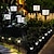 Недорогие Подсветки дорожки и фонарики-4 шт., уличные фонари для дорожки, солнечные садовые уличные светодиодные газонные светильники, водонепроницаемые дорожки, праздничное украшение, ландшафтное освещение, дворовая лампа