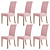Недорогие Крышка обеденного стула-6 шт. Водонепроницаемые чехлы для обеденных стульев, эластичные чехлы для стульев, жаккардовые защитные чехлы для стульев из спандекса, чехлы для сидений с резинкой для столовой, свадьбы