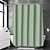 levne Sprchové závěsy Top Sale-šalvěj zelený sprchový závěs do koupelny vodotěsná vložka dekorace do koupele texturovaná tkanina soupravy sprchového závěsu s háčky lze prát v pračce
