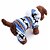 preiswerte Hundekleidung-Katze Hund Hoodie Overall Pyjamas Rentier warm halten Karneval Winter Hundekleidung Welpenkleidung Hundeoutfits blau rosa braunes Kostüm für Mädchen und Jungen Hund Polarfleece s m l xl xxl