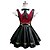 cheap Videogame Costumes-Inspired by Needy Girl Overdose Raincandy Video Game Cosplay Costumes Cosplay Suits Geometric / Fashion Cravat Top Skirt Costumes