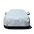 abordables Bâches de Voiture-Starfire toutes les tailles couverture de voiture de haute qualité couverture complète quatre saisons universelle épaisse imperméable parasol protection solaire couverture de voiture avertissement