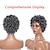 olcso Csúcsminőségű parókák-szürke parókák fekete nőknek afro parókák rövid göndör parókák pergő göndör paróka frufruval természetes haj parókák