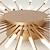 voordelige Plafondlampen-128 cm cluster design plafondlampen led 42-lichts nordic stijl metaal geverfde afwerkingen modern 220-240v