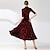 Χαμηλού Κόστους Ρούχα για χοροεσπερίδα-Επίσημος Χορός Φόρεμα Εκτύπωση Γυναικεία Επίδοση Εκπαίδευση Μισό μανίκι Ψηλό Βελούδο