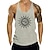cheap Gym Tank Tops-Men&#039;s Vest Top Tank Top Vest Designer Summer Sleeveless Graphic Patterned Sun Hot Stamping Plus Size Crew Neck Daily Sports Print Clothing Clothes Designer Fashion Classic Wine White Black