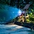 お買い得  経路ライト＆ランタン-7ledソーラースポットライト屋外ライト自動色変更ガーデンソーラーランプランドスケープウォールライトガーデンヤード装飾照明用