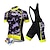 cheap Men&#039;s Clothing Sets-21Grams Men&#039;s Cycling Jersey with Bib Shorts Short Sleeve Mountain Bike MTB Road Bike Cycling White Black Green Patchwork Camo / Camouflage Bike Clothing Suit UV Resistant 3D Pad Breathable Quick Dry