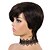 cheap Human Hair Capless Wigs-Pixie Cut Wig Human Hair For Women Short Straight Wig with Bangs None Lace Front Human Hair Wig for Women Brazilian Remy Human Hair Glueless Full Machine Made Wig 130% Density