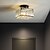 cheap Ceiling Lights &amp; Fans-23cm Ceiling Lights LED Crystal Hallway Light Porch Light Square Metal Painted Finishes Modern 220-240V