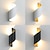 voordelige buiten wandlampen-15w outdoor weerbestendige wandlamp 10.9in grote maat moderne led wandlamp zwart goud/wit goud gegoten aluminium wall wash licht voor veranda tuin gang balkon landschap ac85-265v