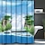abordables Venta de cortinas de ducha-la vista de la cascada baño ducha cortina casual poliéster nuevo diseño