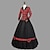 cheap Historical &amp; Vintage Costumes-Retro Vintage Rococo 18th Century Vintage Dress Dress Prom Dress Plus Size Women&#039;s Cosplay Costume Masquerade Party Casual Daily Dress