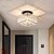 cheap Ceiling Lights &amp; Fans-23cm Ceiling Lights LED Crystal Hallway Light Porch Light Square Metal Painted Finishes Modern 220-240V