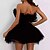 cheap Party Dresses-Women‘s Party Dress Corset Dress Homecoming Dress Mini Dress Black Pink Fuchsia Red Sleeveless Pure Color Backless Layered Mesh Spring Summer Strapless Party Personalized Stylish Party