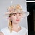 cheap Party Hats-Flax / Silk / Organza Kentucky Derby Hat / Hats / Headwear with Floral 1pc Special Occasion / Casual / Tea Party Headpiece