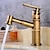 preiswerte Klassisch-Orb Waschbecken Wasserhahn, ausziehbares Spray Antik Messing Einhand Einloch Badarmaturen