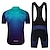 cheap Cycling Clothing-21Grams® Men&#039;s Cycling Jersey with Bib Shorts Short Sleeve Mountain Bike MTB Road Bike Cycling Green Blue Yellow Bike Spandex Polyester Clothing Suit 3D Pad Breathable Quick Dry Moisture Wicking Back