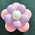 olcso esküvői léggömbök-15db virág lufi dekorációs kiegészítők szilvacsipesz praktikus születésnapi esküvői buli műanyag klip globos léggömb