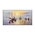 رخيصةأون لوحات الطبيعة-لوحة زيتية 100٪ مصنوعة يدويًا مرسومة يدويًا جدار الفن على قماش مجردة المحيط المراكب الشراعية غروب الشمس ديكور المنزل ديكور توالت قماش بدون إطار غير ممتد