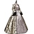 cheap Historical &amp; Vintage Costumes-Retro Vintage Rococo Victorian 18th Century Vintage Dress Dress Prom Dress Plus Size Women&#039;s Cosplay Costume Masquerade Party Prom Dress