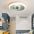 ieftine Aplică cu Ventilator Tavan-Ventilator de tavan led 50 cm ventilator de tavan cu finisaje metalice vopsit modern 220-240v