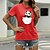 cheap Women&#039;s T-shirts-Women&#039;s Casual Going out T shirt Tee Graphic Panda Animal Short Sleeve Print Round Neck Basic Tops 100% Cotton Green Blue Gray S
