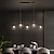 זול נברשות-נברשת בסגנון נורדי 81 ס&quot;מ אור תליון led בגימורים צבועים נחושת מודרני סלון סלון מסעדה מסעדה 220-240v
