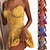 cheap Print Dresses-Women&#039;s Casual Dress Sundress Floral Dress Mini Dress Dark Yellow Light Pink White Sleeveless Floral Lace up Spring Summer Spaghetti Strap Hot Vacation Weekend Slim 2023 S M L XL XXL 3XL 4XL 5XL