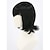 billiga Kostymperuk-mavis peruk med tänder vampyrperuk kort svart peruk för fancy dress s halloween peruk