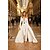 cheap Women&#039;s Jumpsuits-Women&#039;s Jumpsuit Solid Color High Waist With Overskirt Elegant V Neck Pencil Party Wedding Long Sleeve Regular Fit White S M L Fall