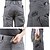 cheap Hiking Trousers &amp; Shorts-Men&#039;s Hiking Cargo Shorts Hiking Shorts Tactical Shorts Summer Shorts Bottoms Military Quick Dry Lightweight Multi Pockets Green Black Grey / Knee Length