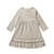 baratos Vestidos Casuais-Infantil Pouco Para Meninas Vestido Houndstooth Xadrez Vestido A Line Desportos e Ar livre Diário Imprimir Bege Altura dos Joelhos Manga Longa Estilo bonito Doce Vestidos Outono Primavera Normal 3-12