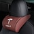 cheap Car Headrests&amp;Waist Cushions-StarFire 1 Pack Genuine Leather Hanging Car Seat Pillow Neck Support Headrest for Tesla 3 S X Y Models Black Red Coffee Colors Optional