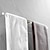 abordables Barres de Serviette-porte-serviettes acrylique 50 cm/60 cm or et argent lumière luxe vent nordique créatif perforé salle de bain étendu porte-serviettes transparent