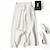 cheap Pants-Women&#039;s Culottes Wide Leg Pants Trousers 100% Cotton Black White Yellow Casual Lounge High Waist Pocket Casual Daily Holiday Full Length Plain Comfort M L XL XXL 3XL