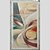 levne Abstraktní malby-Hang-malované olejomalba Ručně malované Vertikální Abstraktní Moderní Bez vnitřní rám