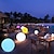cheap Underwater Lights-2pcs Solar Floating Pool Lights Outdoor Solar Garden Light Inflatable Floating Ball Light Waterproof Color Changing LED Night Lamp