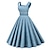 cheap 1950s-Retro Vintage 1950s Vacation Dress Cocktail Dress Dress Flare Dress Women&#039;s Adults&#039; Costume Vintage Cosplay Casual Daily Sleeveless Midi A-Line Dress Masquerade