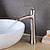 Недорогие классический-Смеситель для ванной комнаты с водопадом, деревенский никель с одной ручкой, одно отверстие, латунный смеситель для раковины с водопадом, с горячей и холодной водой