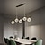 preiswerte Kronleuchter-81 cm Kronleuchter im nordischen Stil LED-Pendelleuchte Kupfer lackiert moderne Wohnzimmer Esszimmer Restaurant 220-240 V