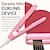 abordables Afeitado y depilación-Mini plancha de pelo profesional, plancha de cerámica rosa, pelo electrónico portátil, herramientas para alisar el cabello