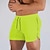 cheap Running Shorts-Men&#039;s Running Shorts Athletic Shorts Drawstring Split Bottoms Athletic Velour Quick Dry Soft Sweat wicking Gym Workout Training Bodybuilding Sportswear Activewear Solid Colored fluorescent green
