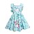 baratos Vestidos-Kids Girls&#039; Dress Geometric Solid Colored Sleeveless Party Casual Carnival Active Cute Beautiful Polyester 2-8 Years Pink Blue Purple