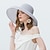 Χαμηλού Κόστους Καπέλα για Πάρτι-Καπέλα Πολυεστέρας Ψάθινο καπέλο Καπέλο ηλίου Causal Παραλία Αντιηλιακή Προστασία Με Καθαρό Χρώμα Ακουστικό Καπέλα