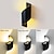 cheap Outdoor Wall Lights-15W Outdoor Weatherproof Wall Light 10.9in Large Size Modern LED Wall Lamp Black Gold / White Gold Cast Aluminum Wall Wash Light for Porch Garden Corridor Balcony Landscape  AC85-265V
