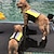 お買い得  犬用服-犬用ライフジャケット、反射ストライプ付きの軽量犬用ライフベスト、高い浮力を備えた調整可能な犬用ライフプリザーバー、小型中型犬用の安全水着レスキューハンドル