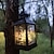 cheap Pathway Lights &amp; Lanterns-Outdoor LED Solar Plant Star Lights Retro Lantern Night Light Waterproof Hanging Solar Lamp for Garden Terrace Wedding Party Holiday Seaside Party Outdoor Courtyard Decoration 1pc